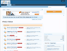 Tablet Screenshot of forum.pfmsg.com
