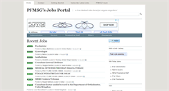 Desktop Screenshot of jobs.pfmsg.com
